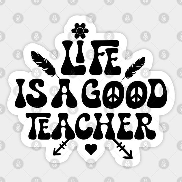 Retro Teacher Sticker by Dandzo